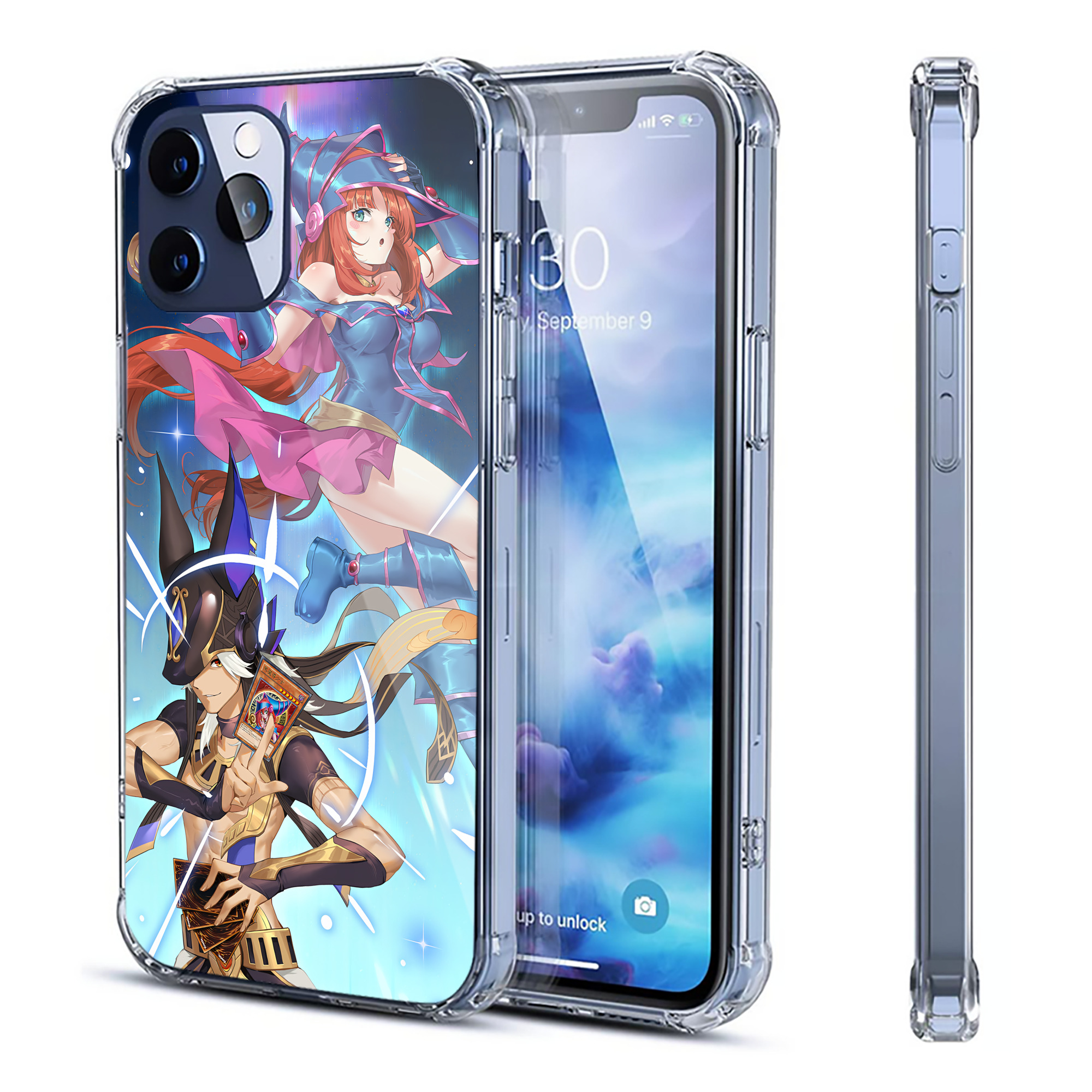 （画像用） 遊☆戯☆王 Yu-Gi-Oh! 【iPhone 12シリーズ対応】透明スマホケース（クリアソフトケース）